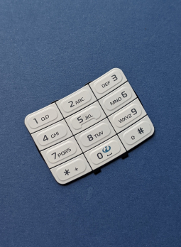 Keyboard Nokia 5200 White Eng
