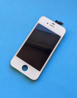 Lcd Apple Iphone 4s White C Stock Without Frame