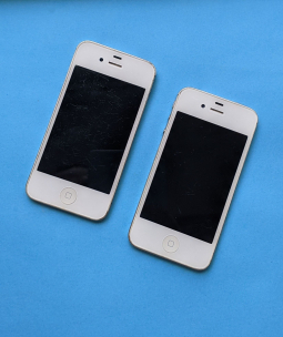 Lcd Apple Iphone 4s White C Stock