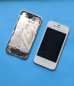 Lcd Apple Iphone 4s White C Stock 2