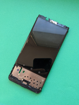 Lcd Blackberry Keyone C Stock Cracked