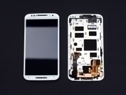 Lcd Motorola Moto X2 Black Original White 2