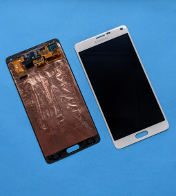 Lcd Samsung Galaxy Note 4 Sm N910 White A Stock