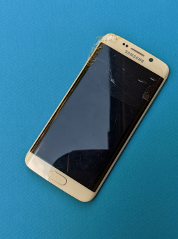 Lcd Samsung Galaxy S6 Edge Cracked