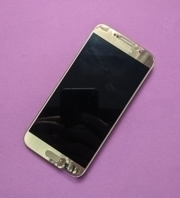 Lcd Samsung Galaxy S6 Gold Usa G920v C Stock 4