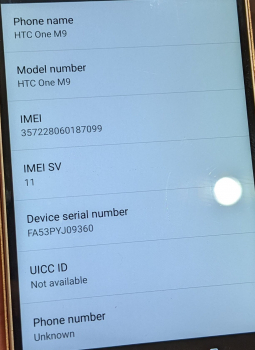 Logic Board Htc One M9 Tmobile Locked