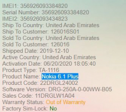 Logic Board Nokia 6.1 Plus 2
