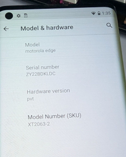 Motherboard Motorola Edge 2020 2