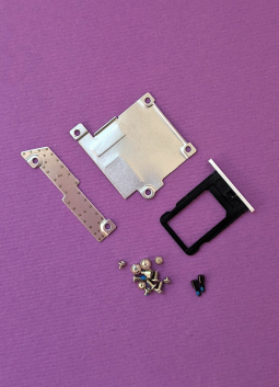Screws Set Sim Tray Apple Iphone 5c White New