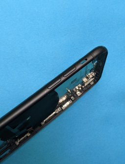 Side Frame Chassis Apple Iphone Xr Black A Stock