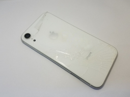 Side Frame Chassis Apple Iphone Xr Silver C Stock