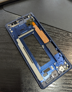 Side Frame Chassis Samsung Galaxy Note 9 Blue B Stock