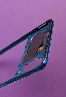 Side Frame Samsung Galaxy A7 2018 A750f Blue 4
