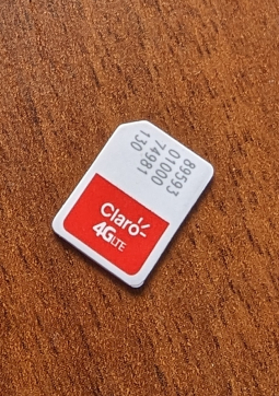 Sim Card Nano Sim Claro