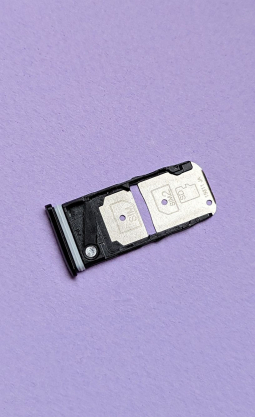Sim Holder Module Motorola One Zoom Black