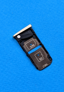 Sim Holder Motorola Moto Z2 Force Gold