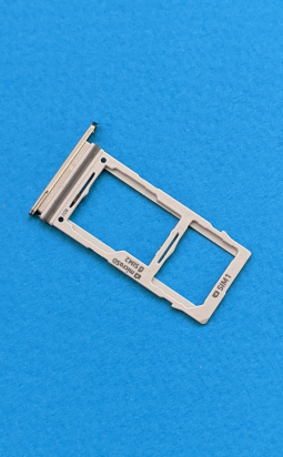 Sim Tray Dual Samsung Galaxy S10 Plus Silver