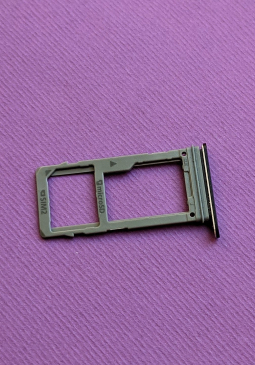 Sim Tray Samsung Galaxy A8  2018 Black B Stock