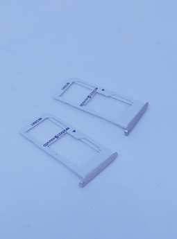 Sim Tray Samsung Galaxy S7 Silver 2 Sim New