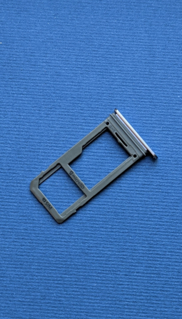 Sim Tray Samsung Galaxy S9 Plus Silver 1 Sim