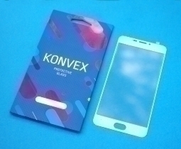 Tempered Glass Meizu U20 Full White Edge Glue