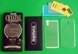 Tempered Glass Samsung Galaxy S8  Full Cover White Remax