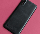 Thumb Back Door Samsung Galaxy A01 Black B Stock