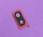 Thumb Camera Glass Red Frame Samsung Galaxy A20 2019