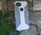 Thumb Case Google Pixel 3a Gray Black Speck Presidio Grip