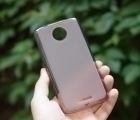 Thumb Case Motorola Moto C Smoke Black 0