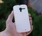 Thumb Case Motorola Moto X1 Hard Shell White 1