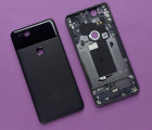 Thumb Chassis Google Pixel 2 Black C Stock With Glass 2