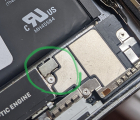 Thumb Cover Panel Connector Taptic Engine Apple Iphone X