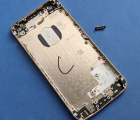 Thumb Door Chassis Apple Iphone 6 Gold C Stock 2