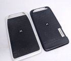 Thumb Door Motorola Atrix Hd White Black C Stock