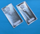 Thumb Film Protective Back Motorola Moto Z2 Force Kevlar Silver