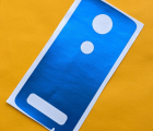 Thumb Film Protective Back Motorola Moto Z3 Blue