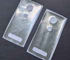 Thumb Film Protective Back Motorola Moto Z3 Kevlar Silver