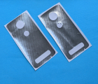 Thumb Film Protective Back Motorola Moto Z4  Kevlar Silver