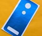 Thumb Film Protective Back Motorola Moto Z4 Blue