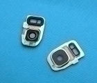 Thumb Glass On Camera Samsung Galaxy S7 Edge Gold Used