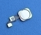 Thumb Home Button Finger Scaner Apple Iphone 6 White Silver