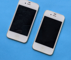 Thumb Lcd Apple Iphone 4s White C Stock