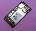 Thumb Lcd Assembly Nokia Lumia 521 B Stock Black 2