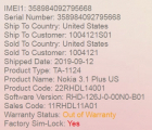Thumb Logic Board Nokia 3.1 Plus Cricket Locked