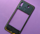 Thumb Side Frame Samsung Galaxy A30 Black B Stock
