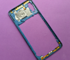 Thumb Side Frame Samsung Galaxy A7 2018 A750f Blue 6
