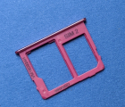 Thumb Sim Tray N2 Samsung Galaxy J4 Plus 2018 Red