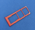Thumb Sim Tray Samsung Galaxy A20 2019 Red