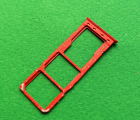 Thumb Sim Tray Samsung Galaxy A30 2019 Red